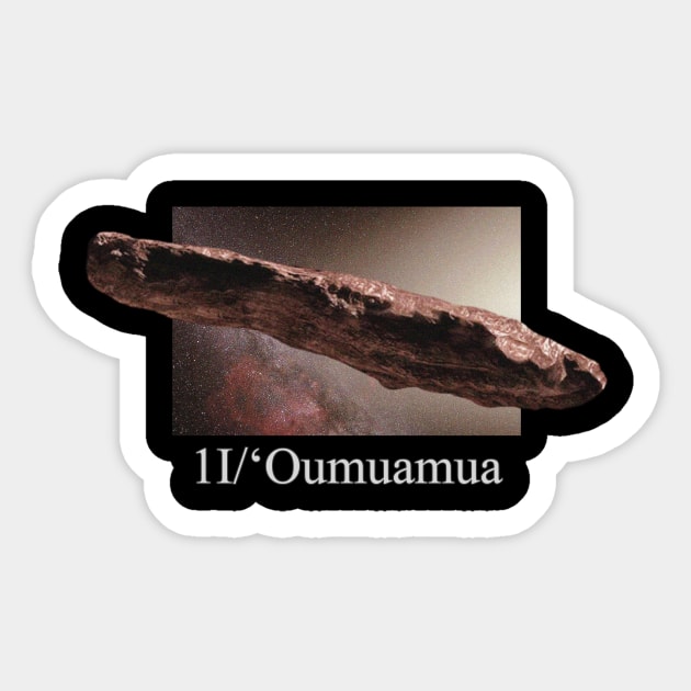 Oumuamua Sticker by Caravele